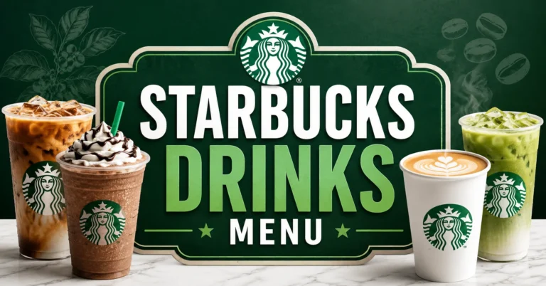 Starbucks Drinks Menu With Prices: Hot, Iced, Frappuccino & More 1 Starbucks Drinks Menu