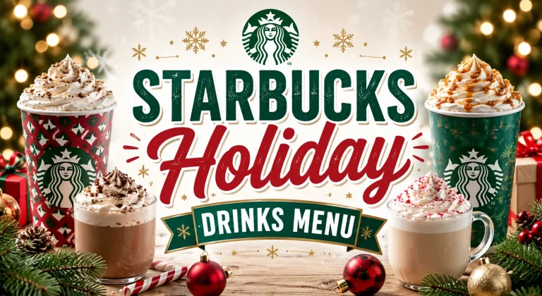 Starbucks Holiday Drinks Menu